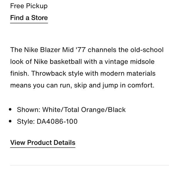 Nike Blazer Mid '77 Big Kids’ Shoes - Picture 7 of 8